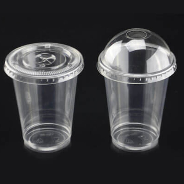 CCF 16OZ(D112MM) PP Plastic Flat Lid With No Hole For Paper Yogurt/Sou –  Custom Cup Factory