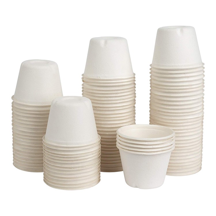 Good Price 1oz 2oz 3oz 4oz Compostable Bagasse Cup 