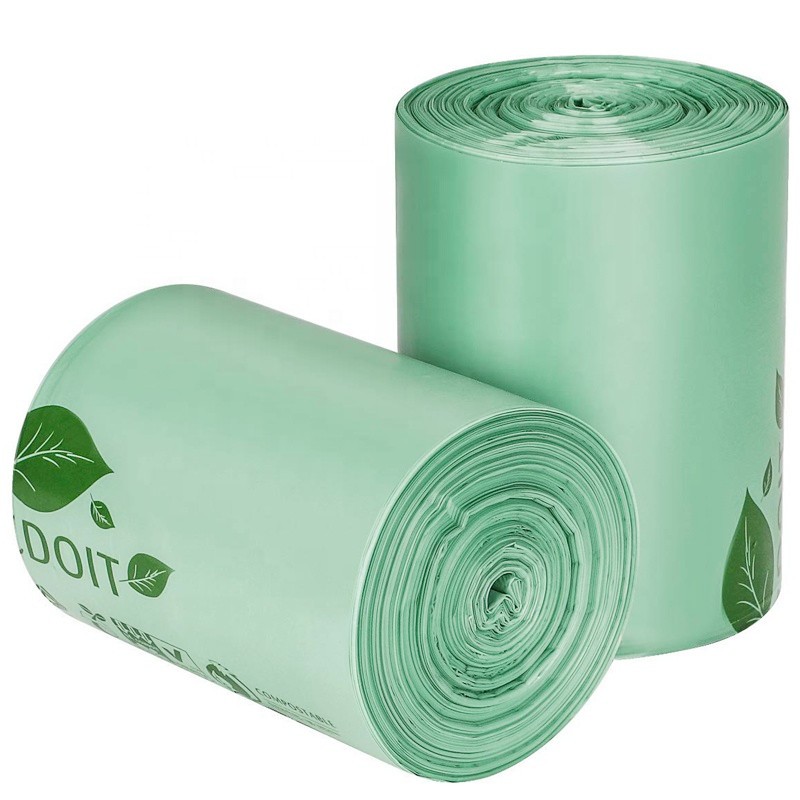 Cornstarch PLA Garbage Bags Disposable Biodegradable Trash Bags