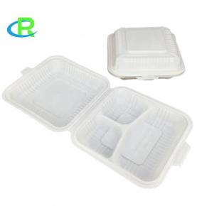 Disposable 8 inch 3 Compartments Take Away Food Box