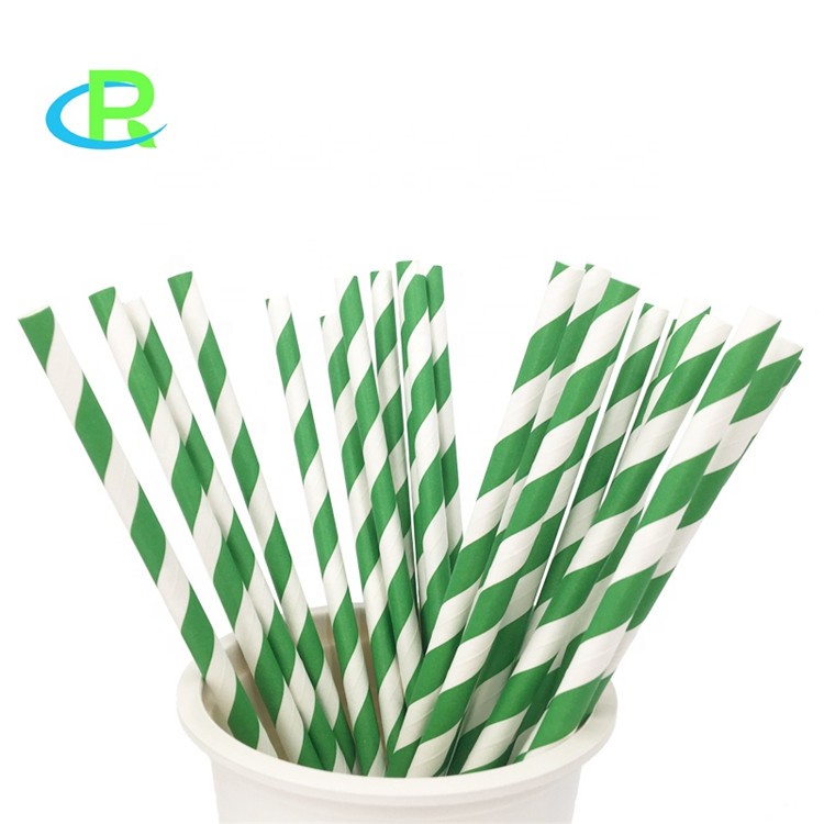 Colorful 6mm Diameter Top Quality Food Grade Paper Straw For Drink