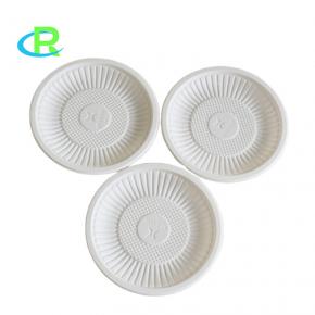 Round 5 inch Oilproof Corn Starch Fancy Plates