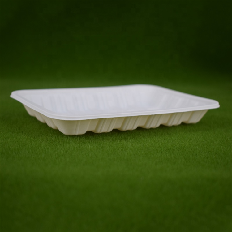 Compostable Food Container Disposable Packaging Cornstarch Trays