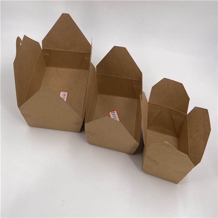 Paper Food Container Food Manufacturer Wholesale Paper Lunch Take Away Food Container