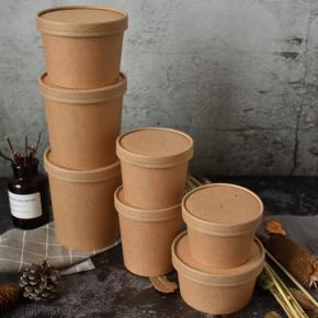 Good Price Kraft Paper Soup Bucket