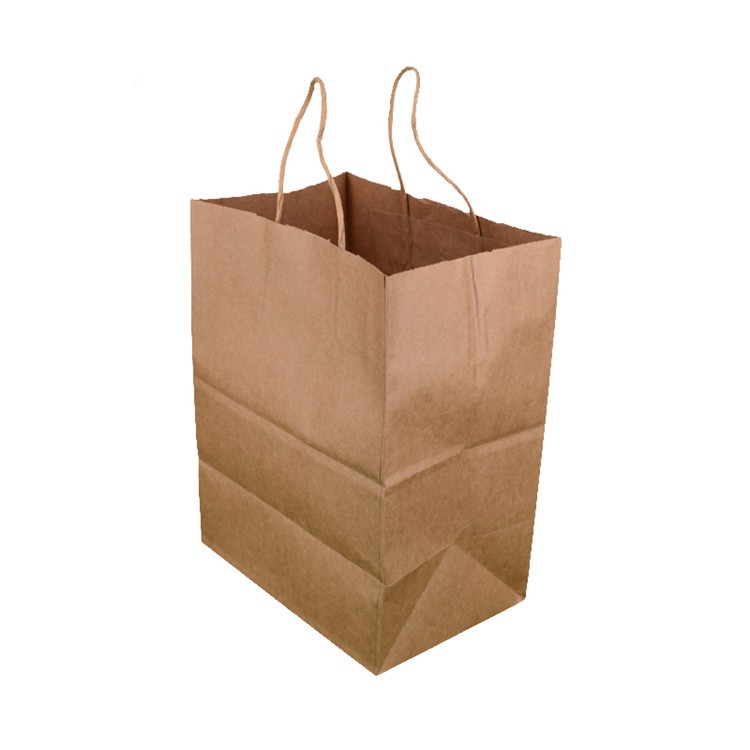 Good Price Biodegradable And Durable Kraft Paper Bag For Shopping Use