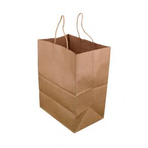 Good Price Biodegradable And Durable Kraft Paper Bag For Shopping Use