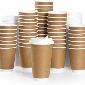 Wholesale Price 16oz Corrugated Paper Cup For Disposable Use