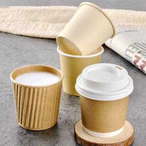 Paper cups with PLA coating