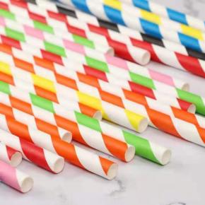 Biodegradable Disposable Paper Straws