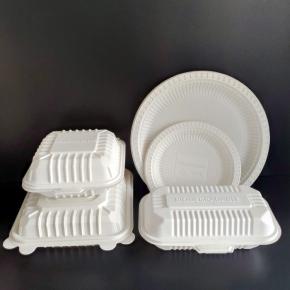 Corn starch food container