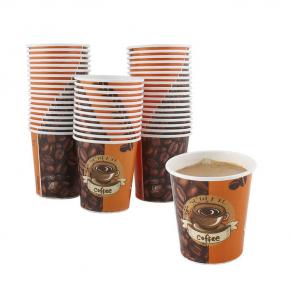 Factory supplied 2.5oz single wall disposable hot coffee cup for Senegal market