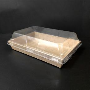 Kraft Paper Sushi Tray with Lid