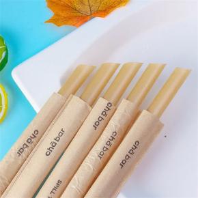 Sugarcane PLA Natural Color Drinking Straws