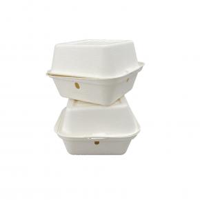 Biodegradable Compostable Bagasse Food Container Box Bagasse Paper French fries box