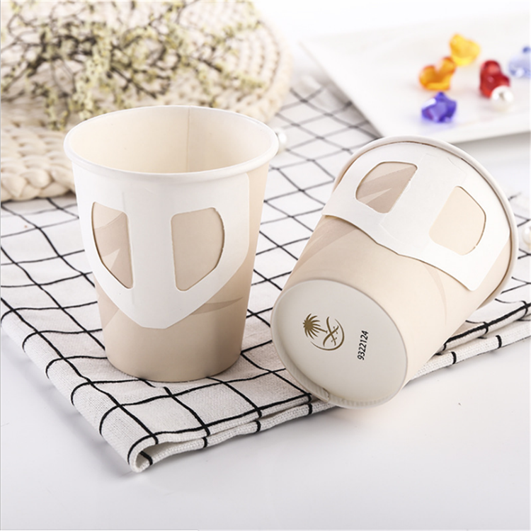 Single wall 5oz paper cup with handle 