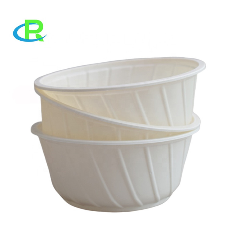 320ml Fancy Design Eco-friendly Biodegradable Corn Starch Bowl For Disposable Use