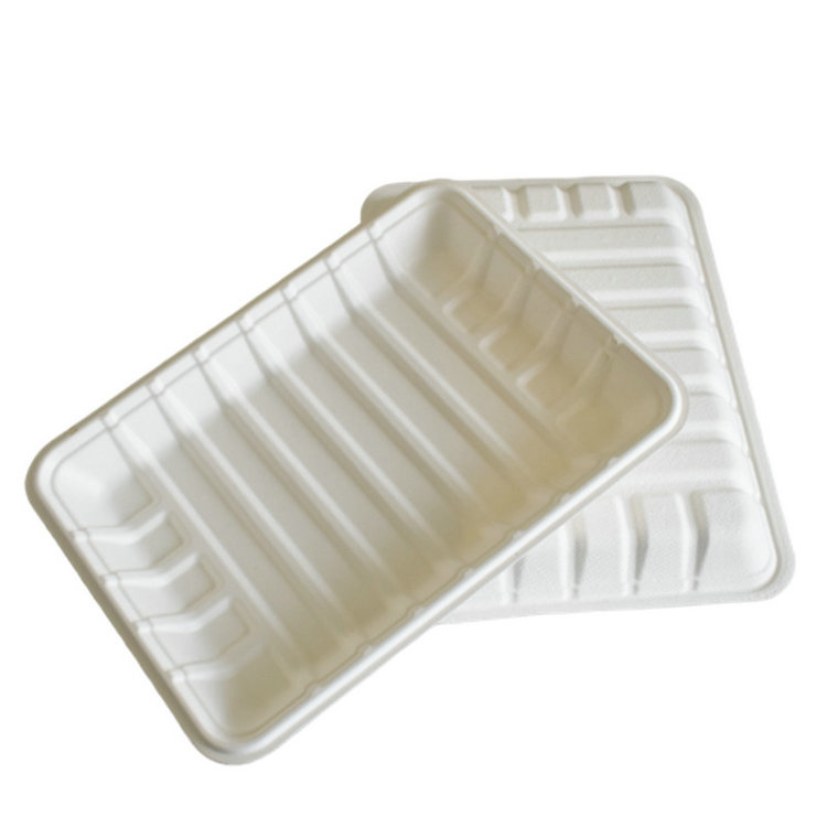 Small/Large Meat Trays Biodegradable Fruits and Vegetable Food Tray