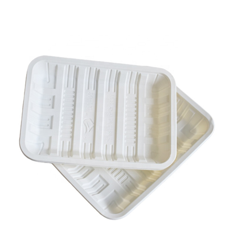 Perfect Size For Hot Fried Food Biodegradable Disposable Corn Starch Tray