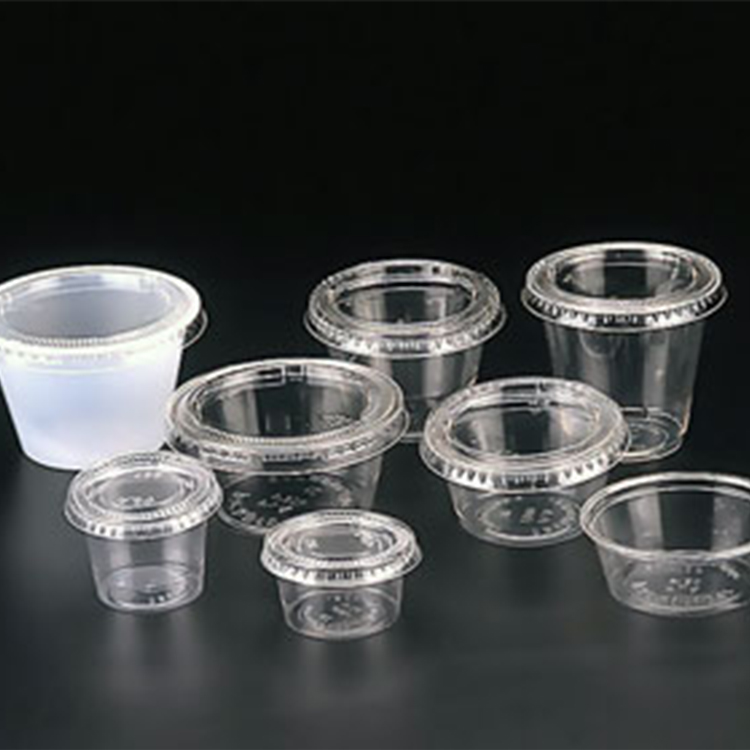 Biodegradable 2oz 4oz PLA sauce cup take away container