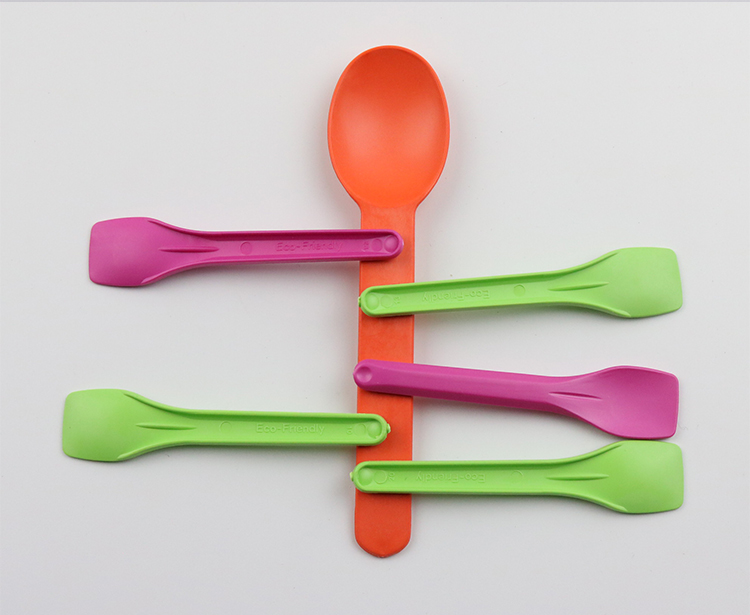 Disposable Biodegradable PLA Knife Fork Spoon Compostable starch Cutlery 